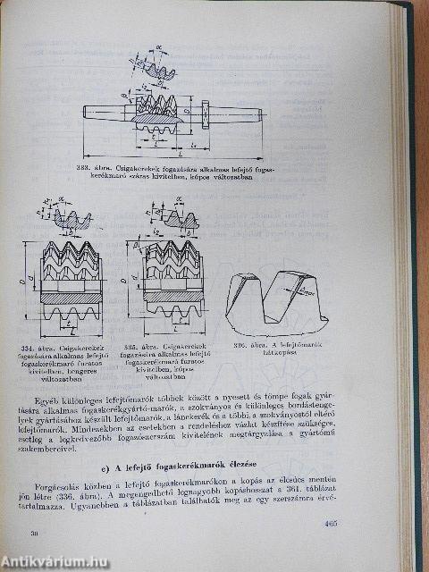 Fémforgácsoló szerszámok