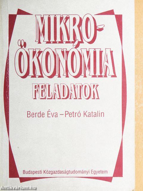 Mikroökonómia feladatok