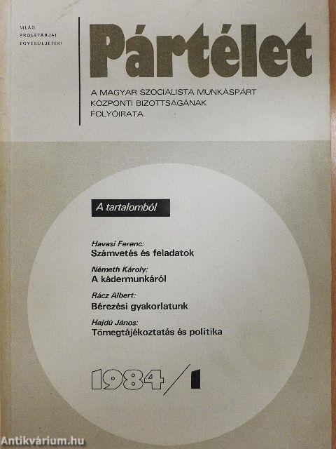 Pártélet 1984. január