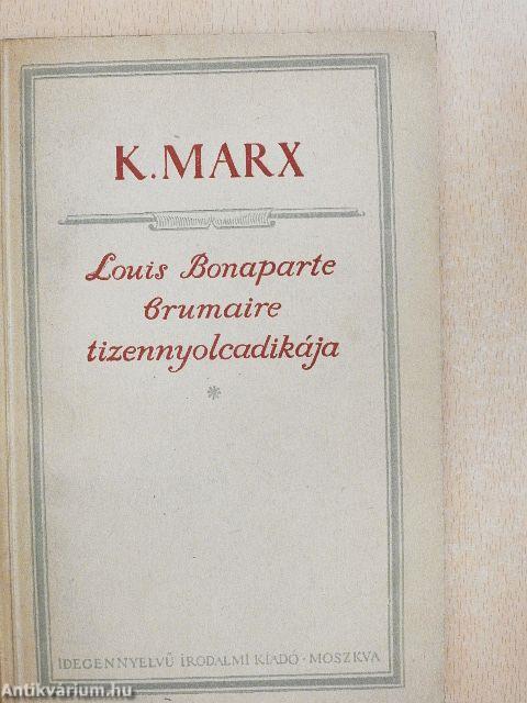 Louis Bonaparte brumaire tizennyolcadikája