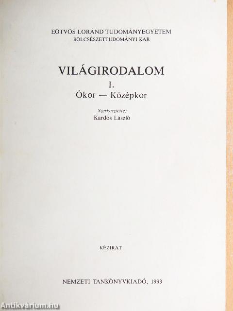 Világirodalom I.