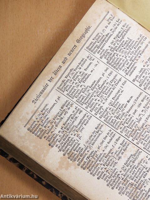 Neues und Vollständiges Wörterbuch der Deutschen und Französischen Sprache I.