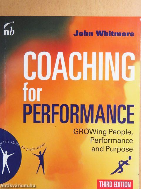 Coaching for Performance