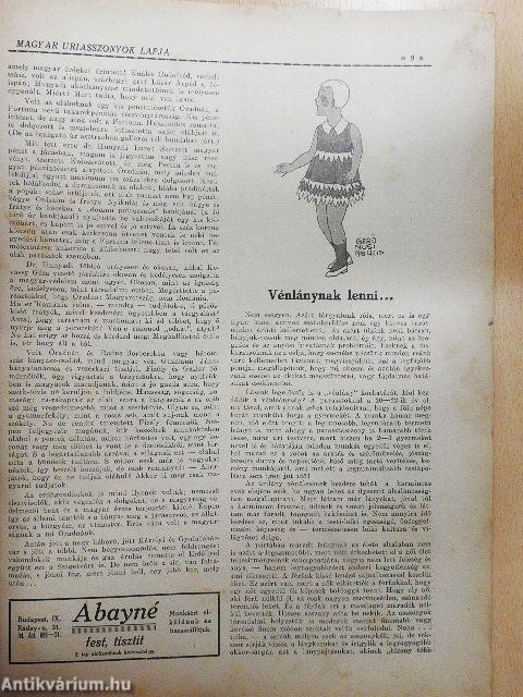 Magyar Uriasszonyok Lapja 1928. szeptember 1.