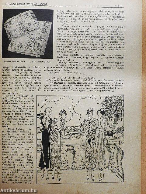 Magyar Uriasszonyok Lapja 1933. május 20.