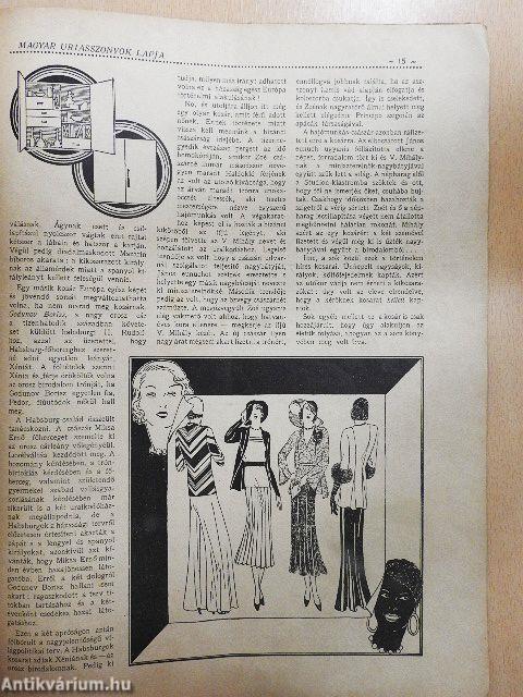 Magyar Uriasszonyok Lapja 1931. szeptember 10.