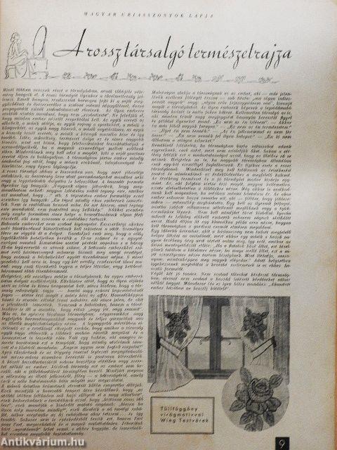 Magyar Uriasszonyok Lapja 1936. szeptember 10.