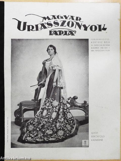 Magyar Uriasszonyok Lapja 1938. október 1.