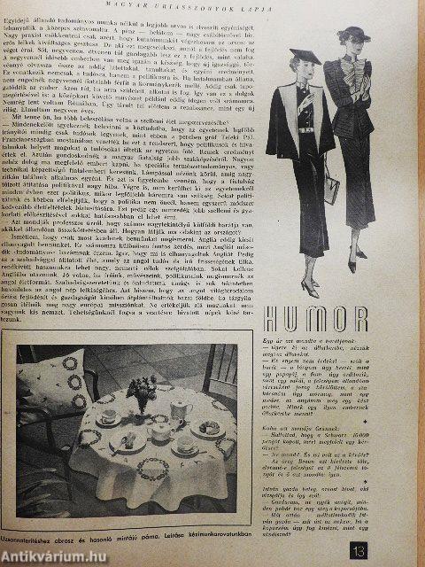 Magyar Uriasszonyok Lapja 1938. október 1.