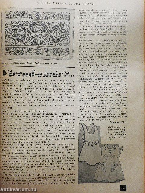 Magyar Uriasszonyok Lapja 1938. október 1.