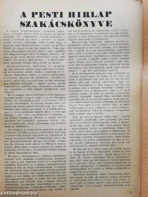 A Pesti Hirlap szakácskönyve