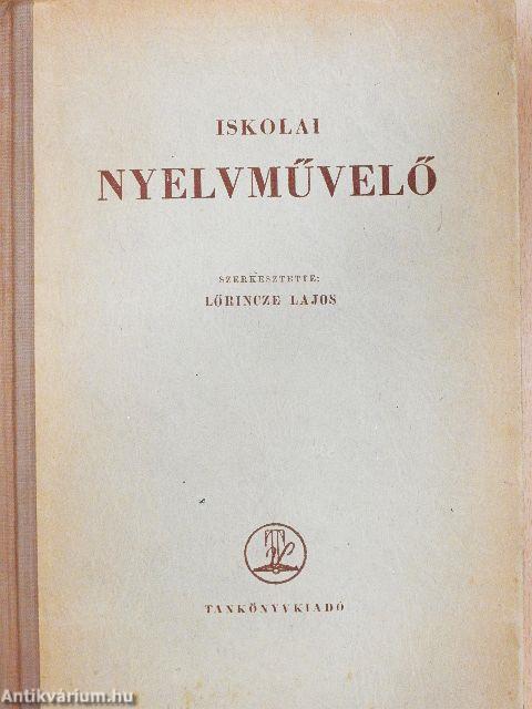 Iskolai nyelvművelő