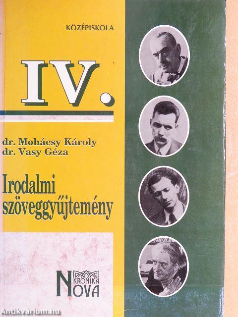 Irodalmi szöveggyűjtemény IV.