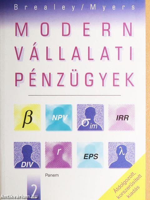 Modern vállalati pénzügyek 2.