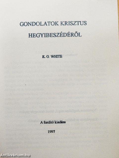 Gondolatok Krisztus hegyibeszédéről