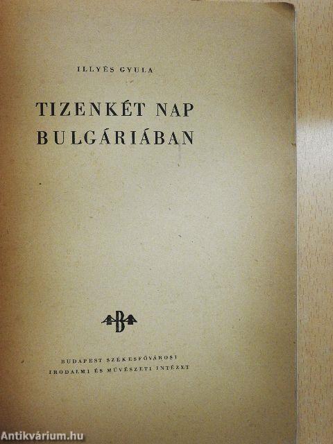 Tizenkét nap Bulgáriában