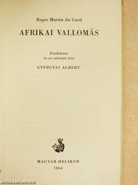 Afrikai vallomás