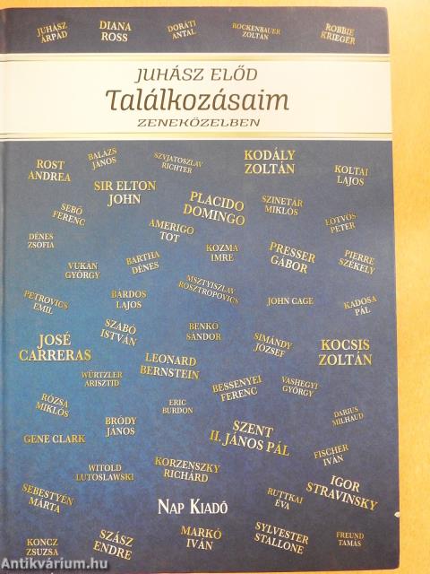 Találkozásaim - zeneközelben (dedikált példány)