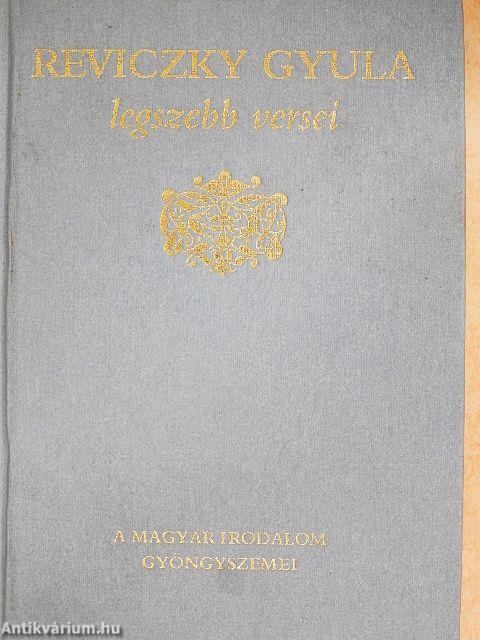 Reviczky Gyula legszebb versei