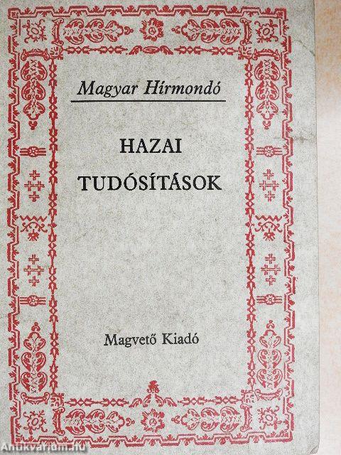 Hazai tudósítások