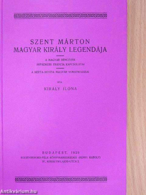 Szent Márton magyar király legendája