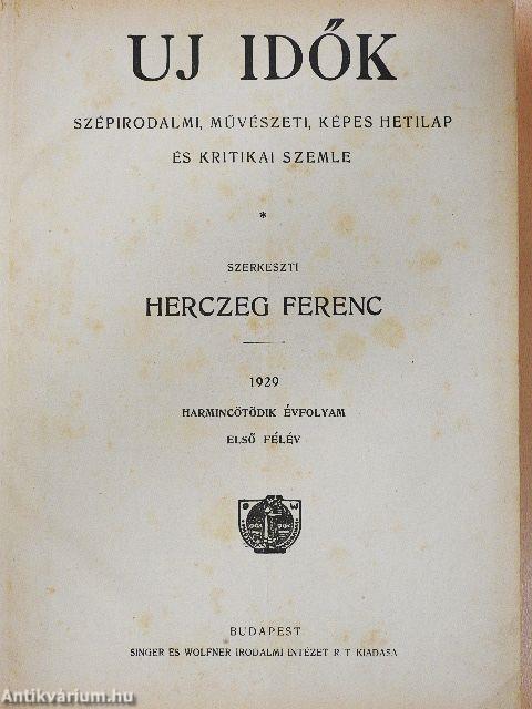 Uj Idők 1929. január-december I-II.