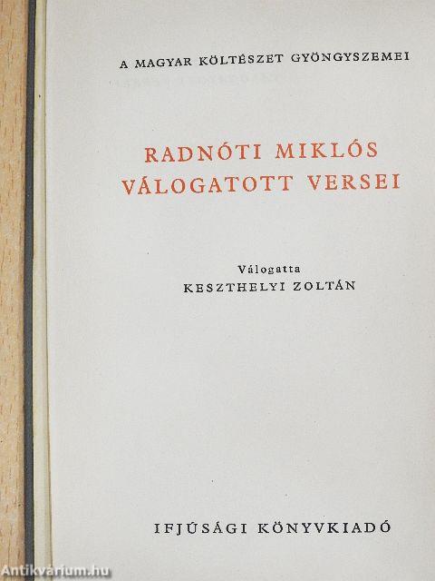 Radnóti Miklós válogatott versei