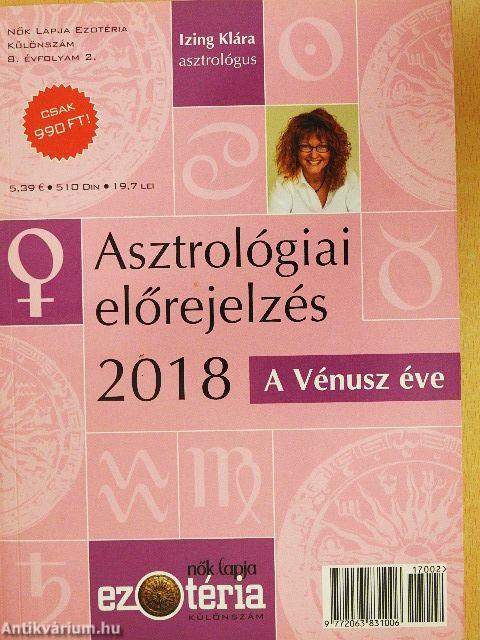 Asztrológiai előrejelzés 2018 - A Vénusz éve