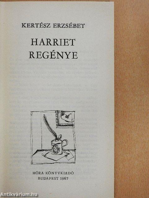 Harriet regénye