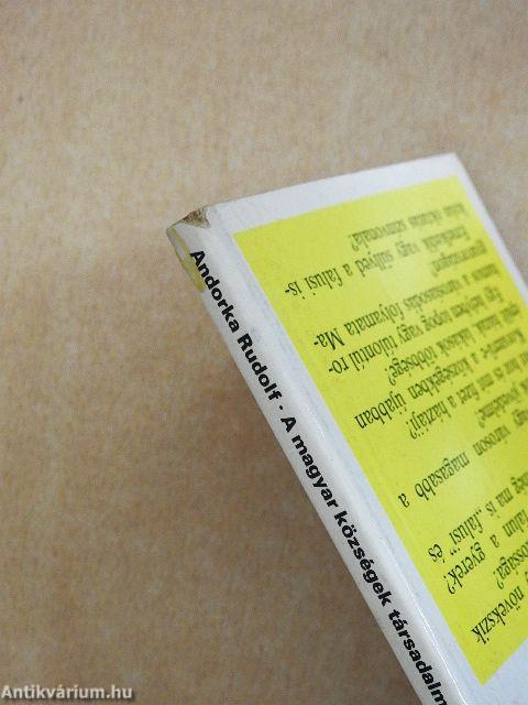 A magyar községek társadalmának átalakulása