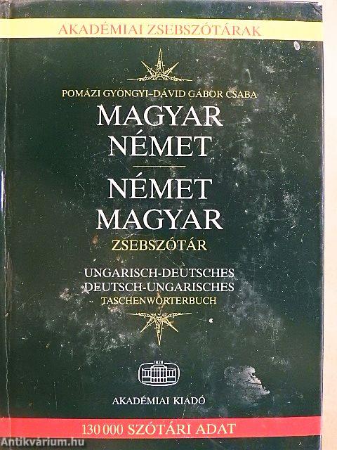 Magyar-német/Német-magyar zsebszótár