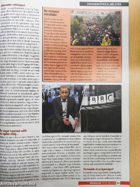 Hihetetlen! 2018. (nem teljes évfolyam)/Különszám