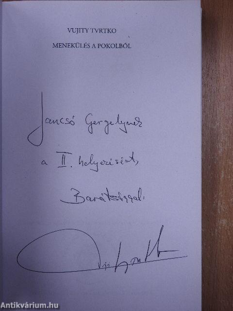 Menekülés a pokolból (dedikált példány)