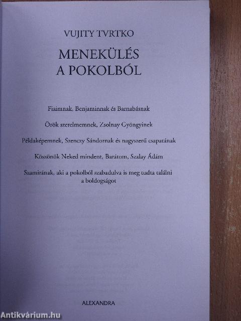 Menekülés a pokolból (dedikált példány)