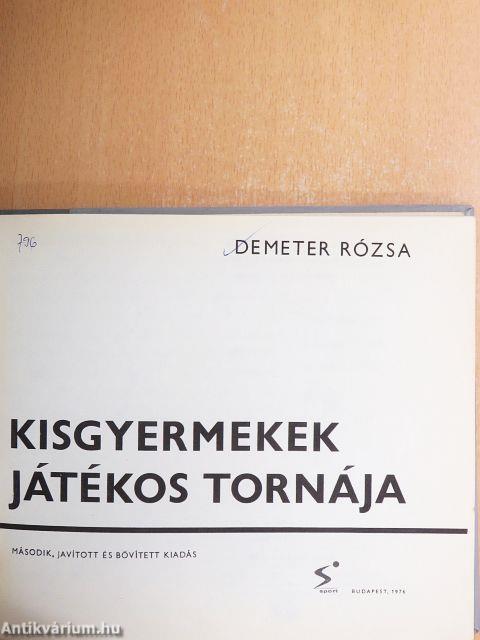 Kisgyermekek játékos tornája