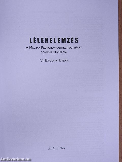 Lélekelemzés 2011. október