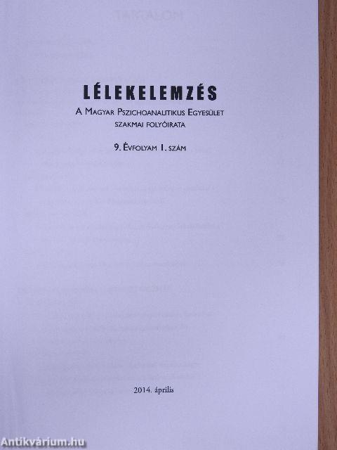 Lélekelemzés 2014. április