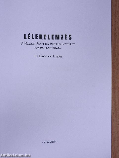 Lélekelemzés 2015. április