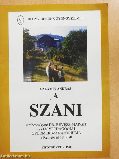 A SZANI (dedikált példány)