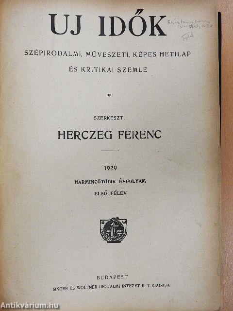 Uj Idők 1929. január-december I-II.