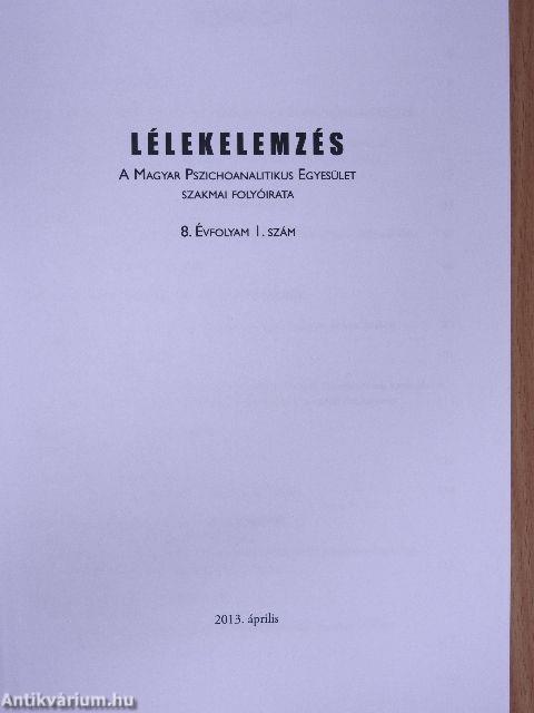 Lélekelemzés 2013. április