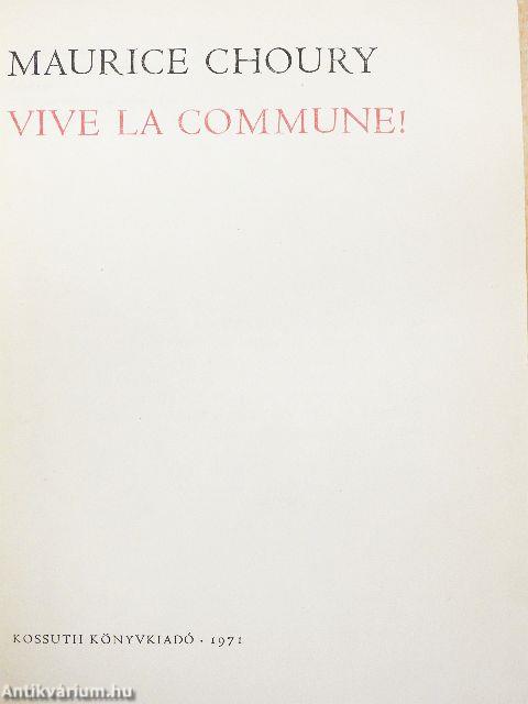 Vive la Commune!