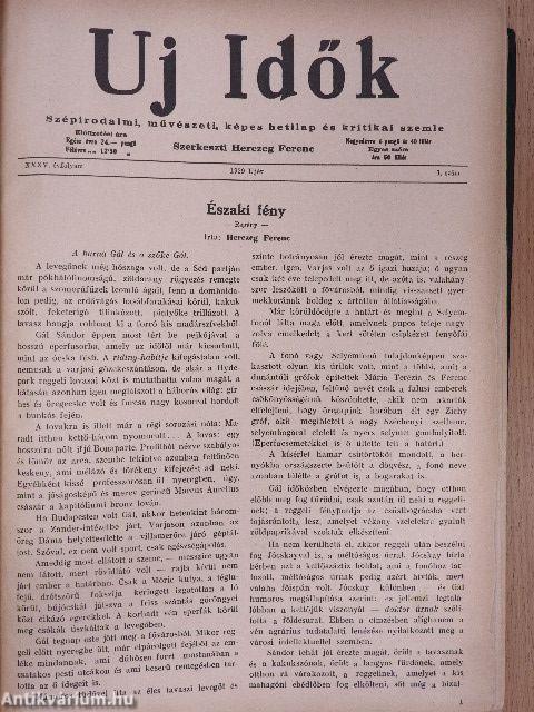 Uj Idők 1929. január-december I-II.
