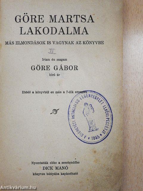 Göre Martsa lakodalma