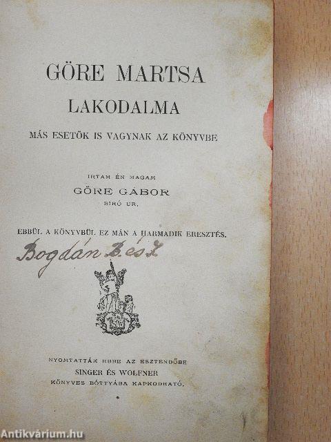 Göre Martsa lakodalma