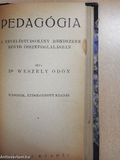 Logika/Ethika/Eszthetika/Lélektan/Pedagógia