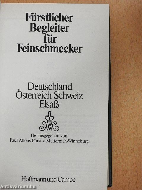 Fürstlicher Begleiter für Feinschmecker