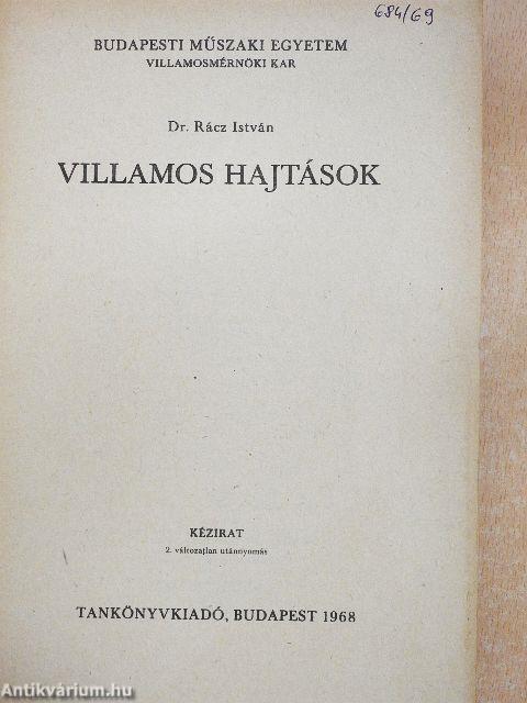 Villamos hajtások