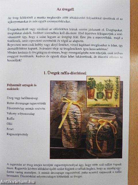 Szalvétatechnika - Üveg 1.