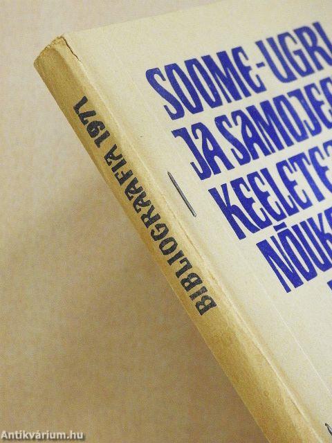 Soome-Ugri ja Samojeedi Keeleteadus Noukogude Liidus 1971